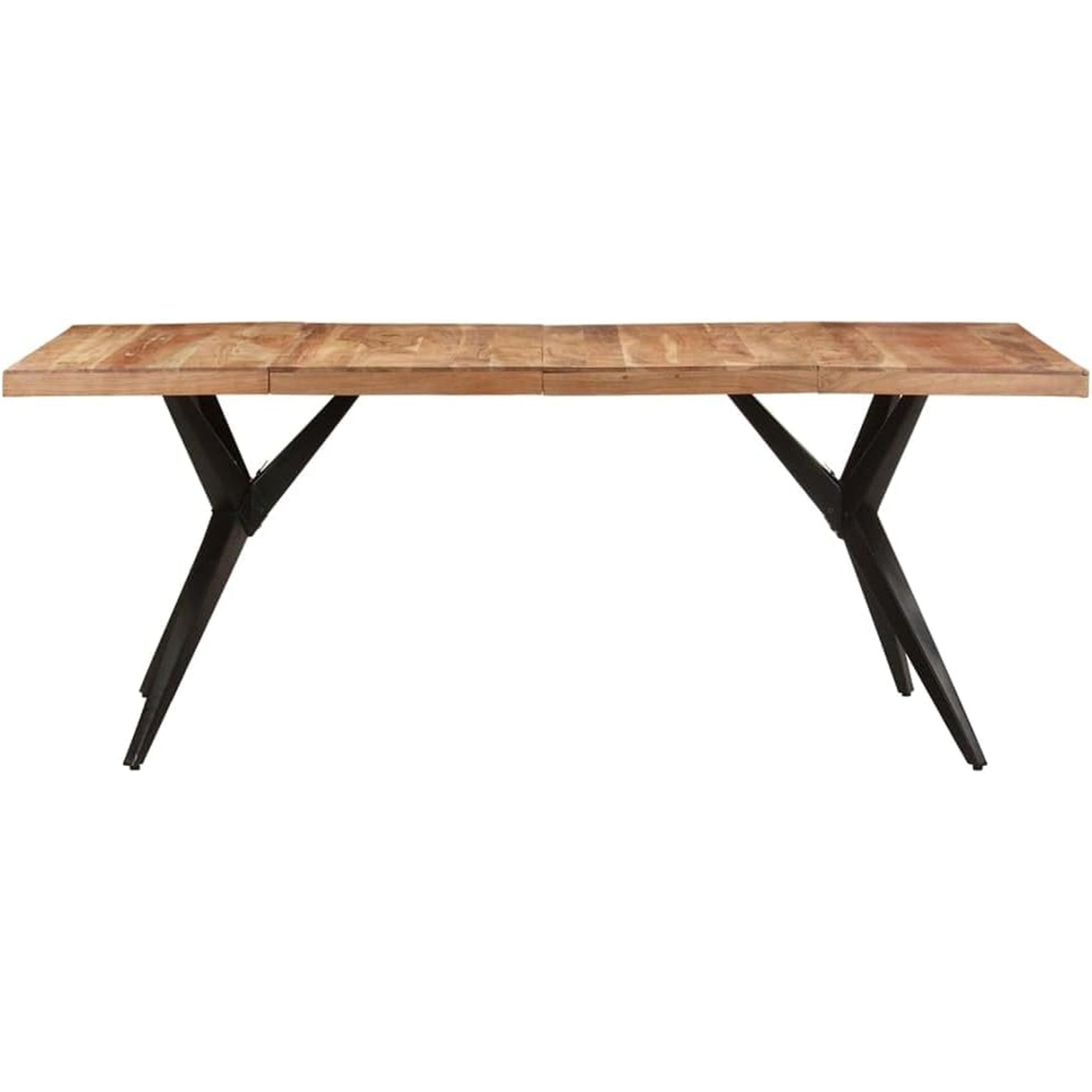 Dining Table Solid Acacia Wood Wooden Dining Table Kitchen Table Dinner Table Dining Room Kitchen Home House Furniture 78.7"X35.4"