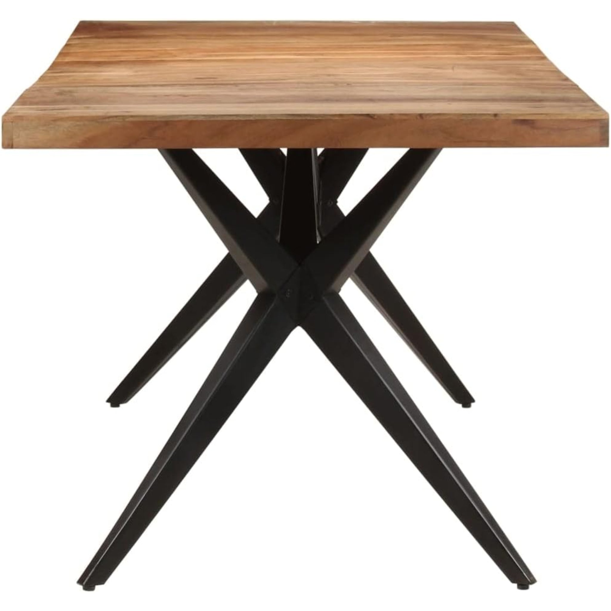 Dining Table Solid Acacia Wood Wooden Dining Table Kitchen Table Dinner Table Dining Room Kitchen Home House Furniture 78.7"X35.4"