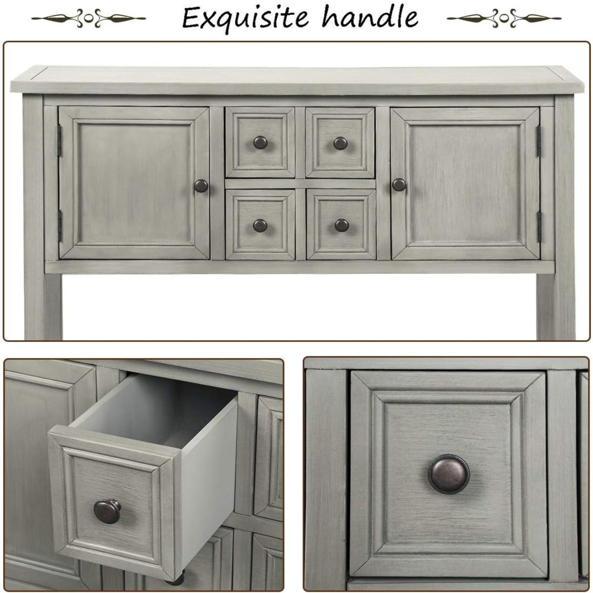 Console Table Sideboard Wooden Sofa Table