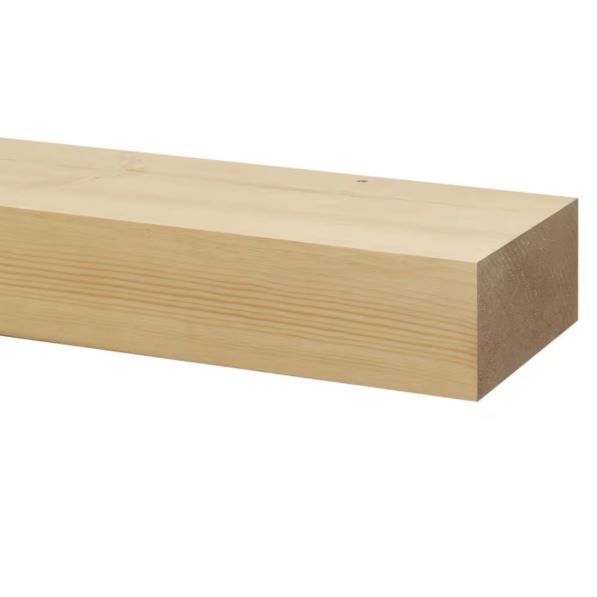 60 In. Natural Smooth Timber Floating Shelf-Versatile Wood Mantel and Wall Shelf