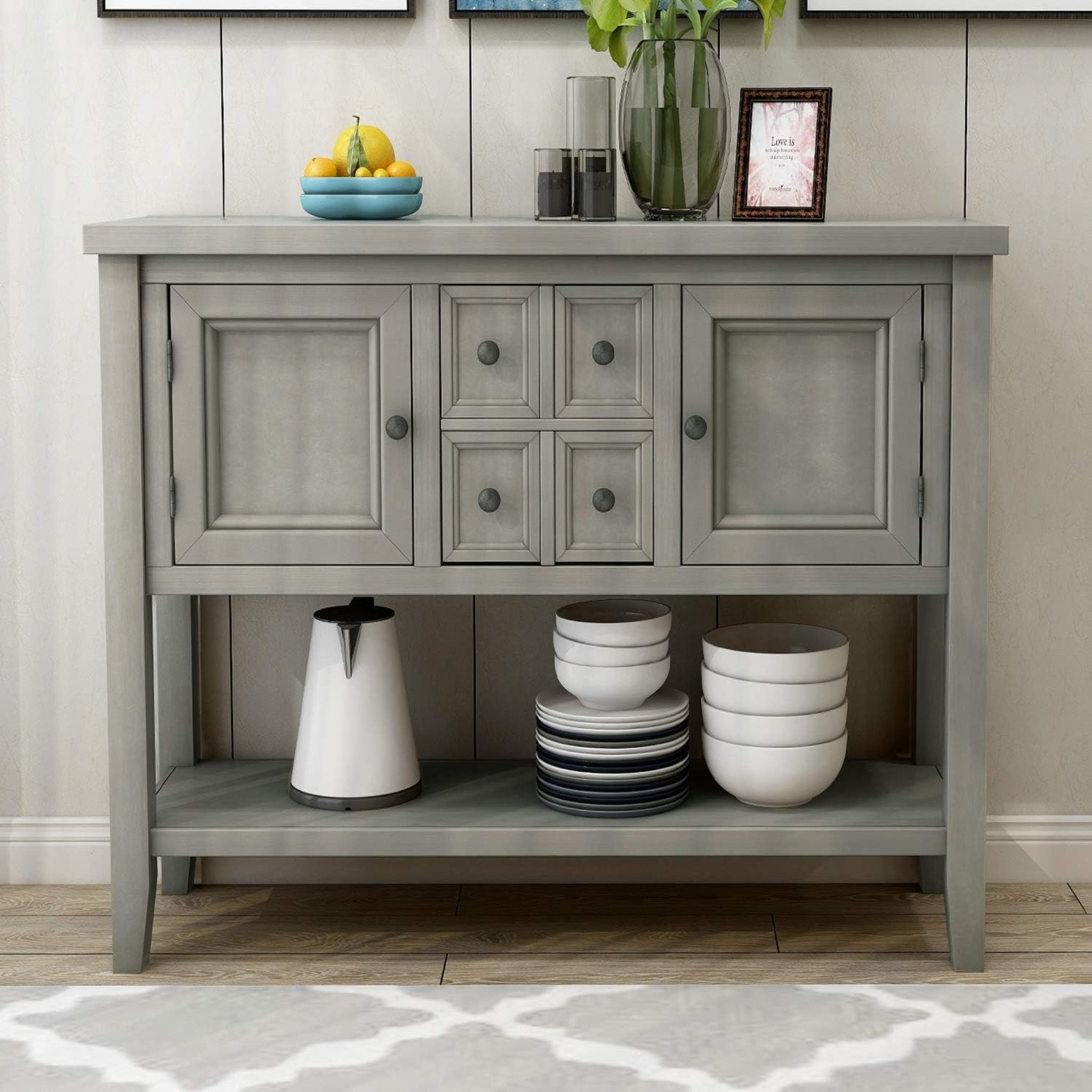 Console Table Sideboard Wooden Sofa Table