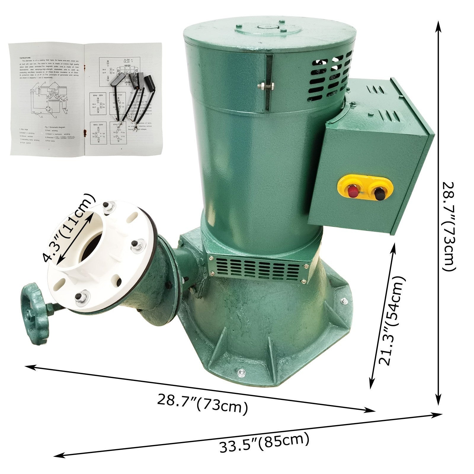 Portable Hydroelectric Generator 220V10Kw Permanent Magnet Synchronous Generator