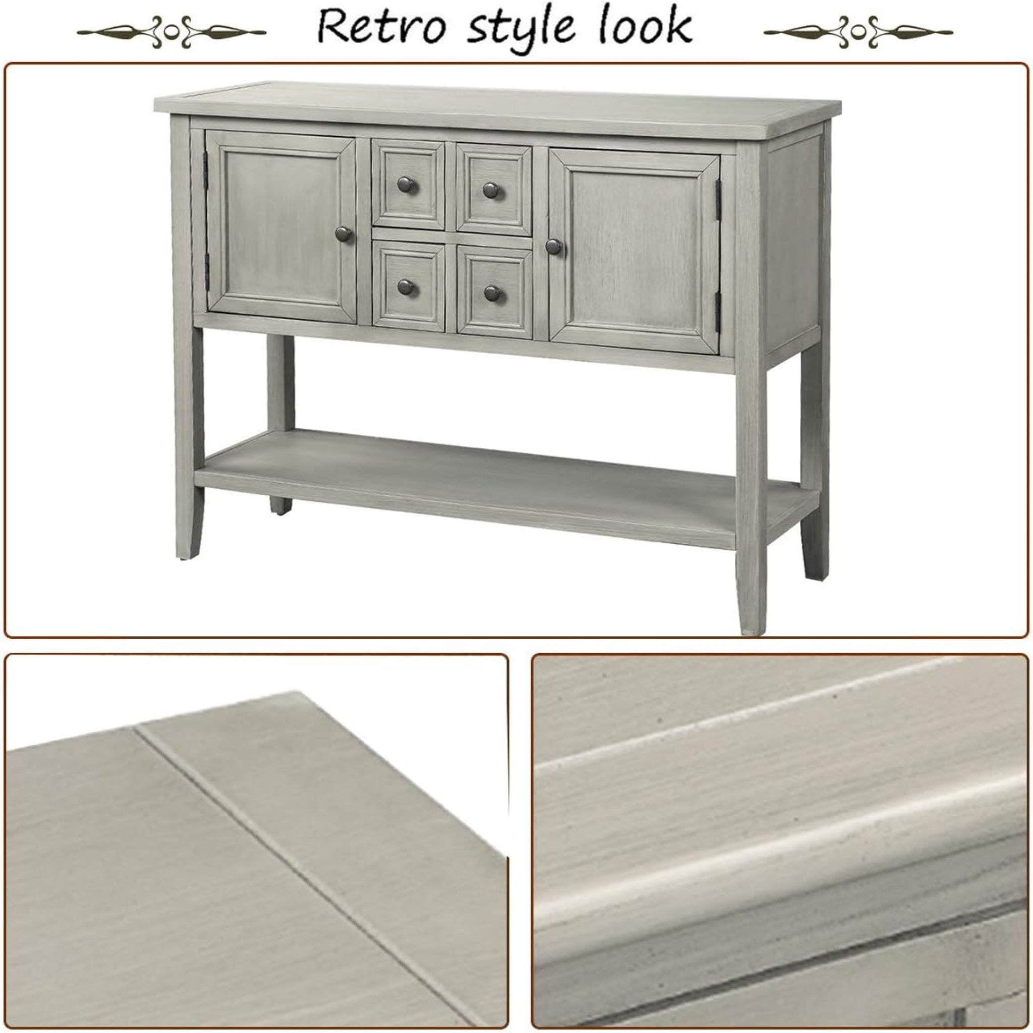 Console Table Sideboard Wooden Sofa Table