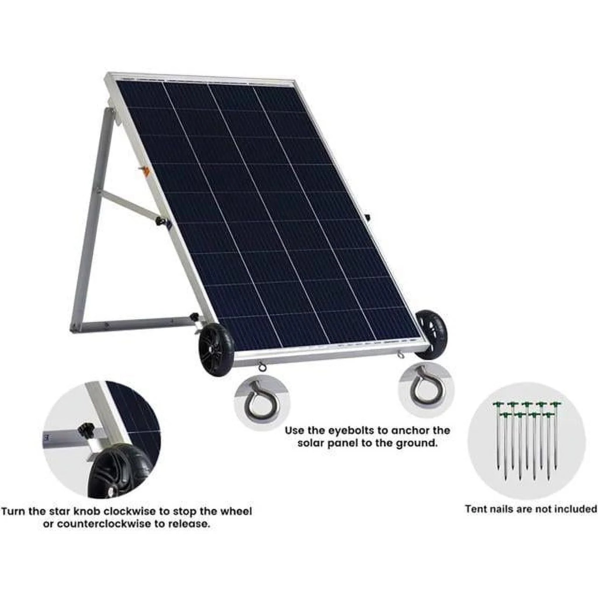 Nature'S Generator Lithium 1800 Gold PE:1800W Solar & Wind Powered Nature'S Generator Lithium+100W Solar Panel with 50Ft Cable+4-Circuit Transfer Switch
