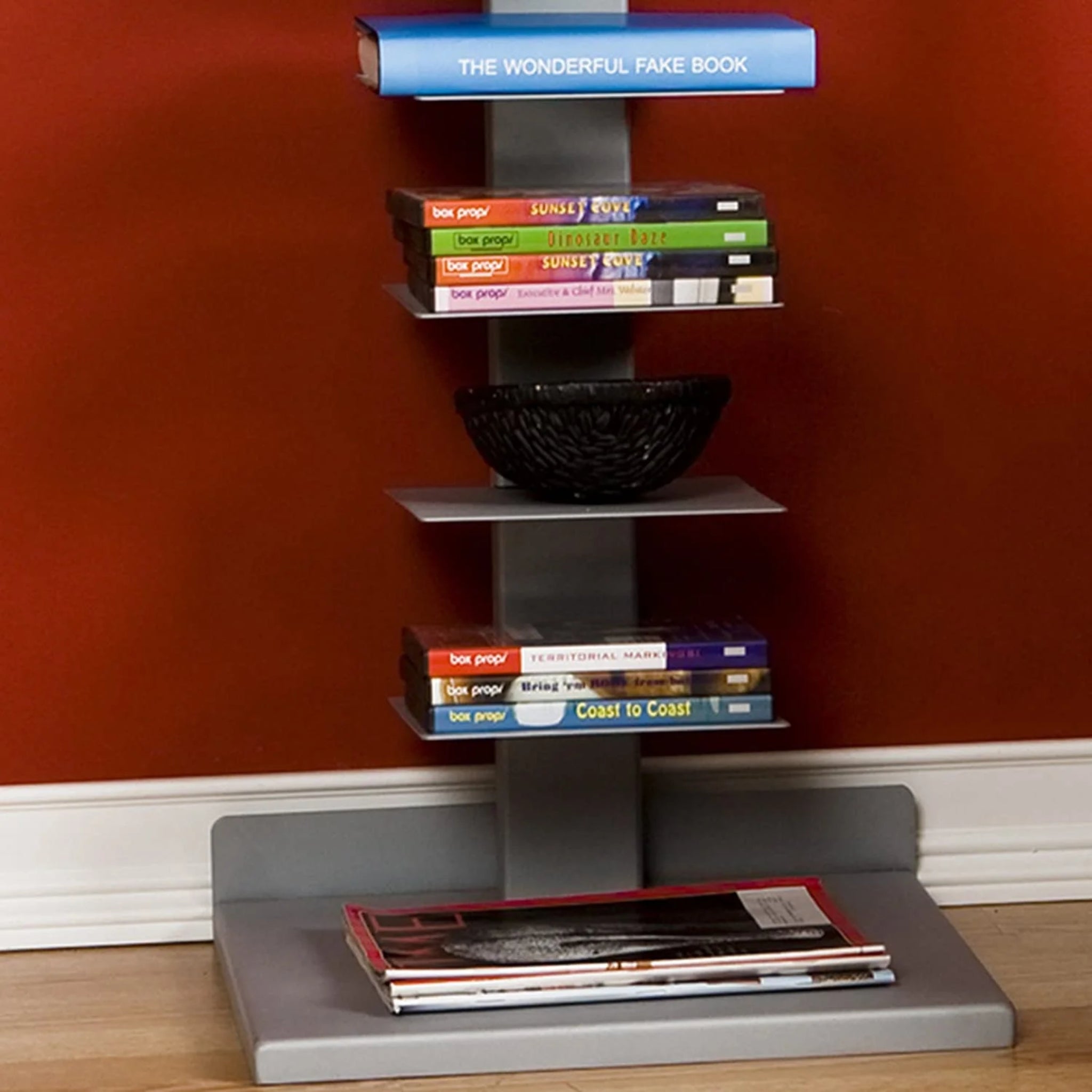 Dellenby 11 Shelf Spine Book Tower 16 X 55.25